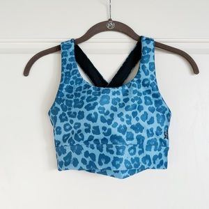 The Good American Leopard Bra